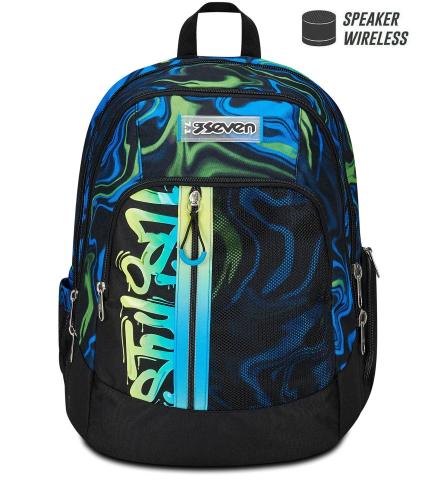 ADVANCED BACKPACK WITH WIRELESS SPEAKER SEVEN MULTI-SHADE BOY