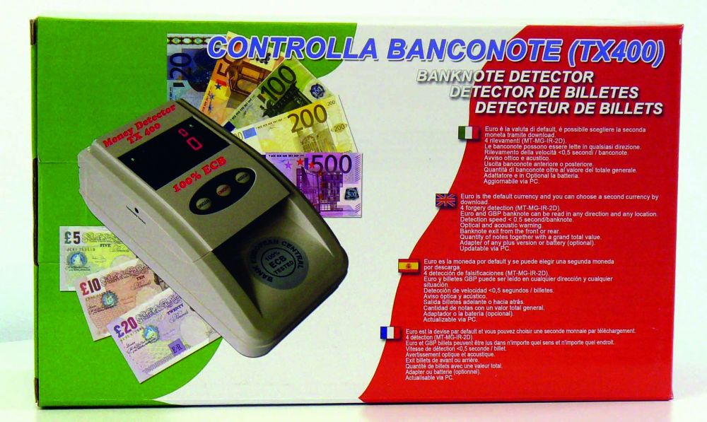 TX400 BANKNOTE VERIFICATION, CHECK AND COUNT - UPDATE