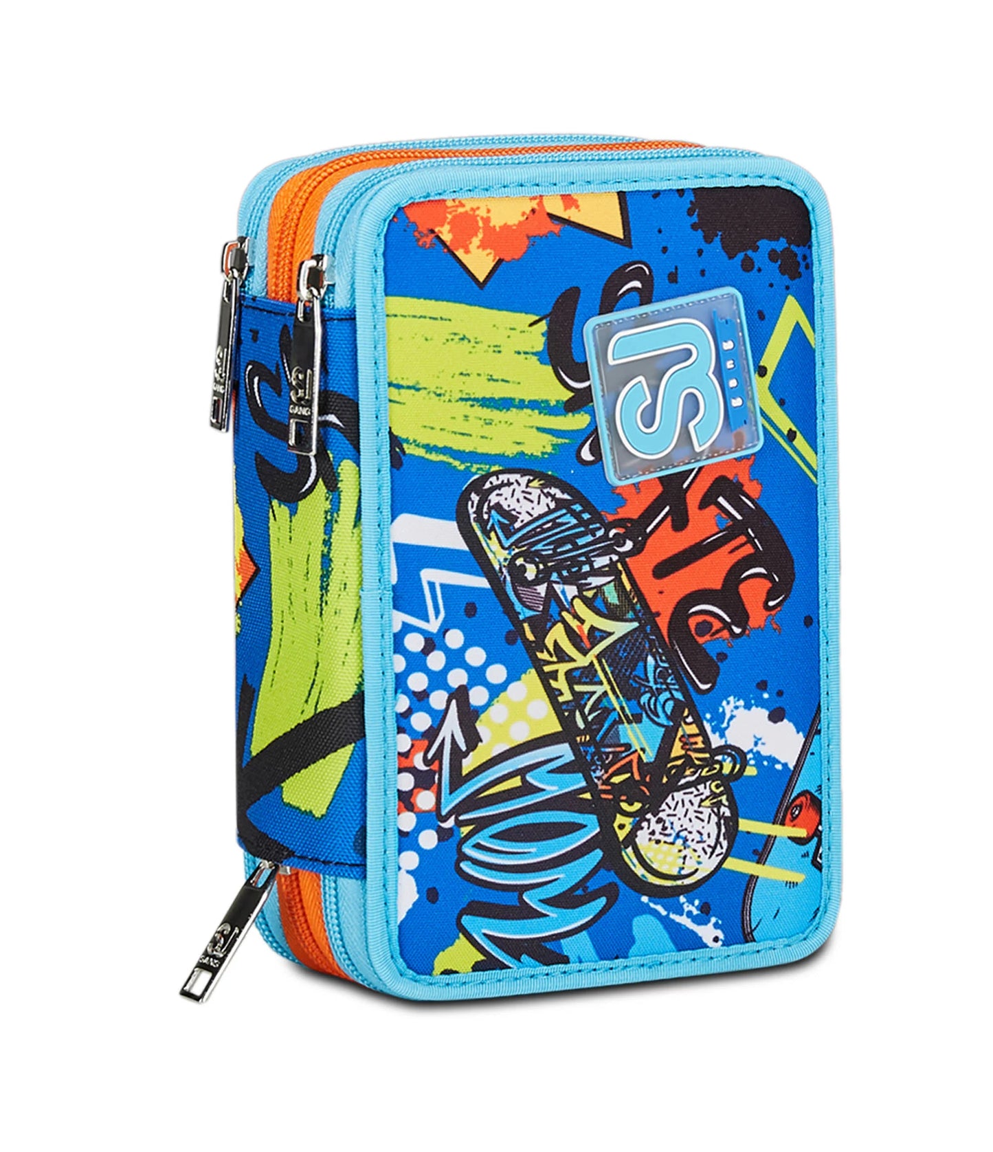 3 ZIP PENCIL CASE - TRICKYLED SEVEN