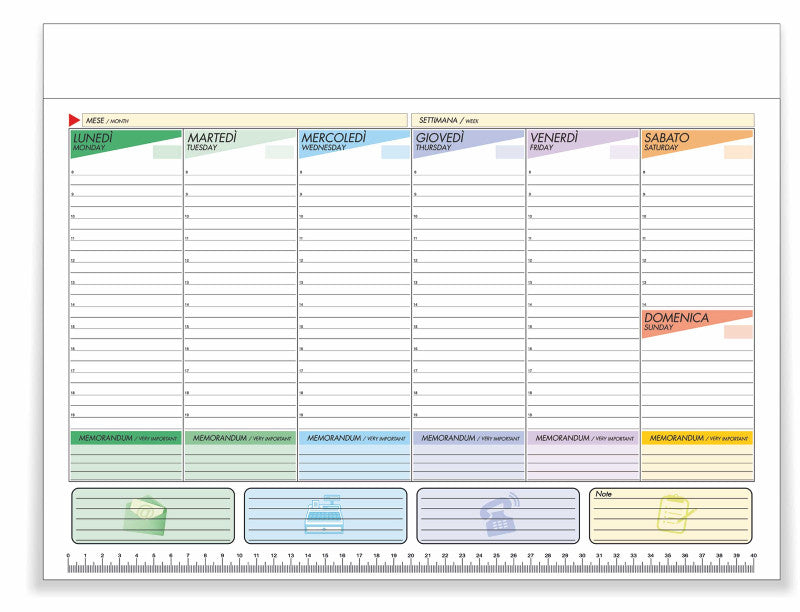 Planning settimanale Medio