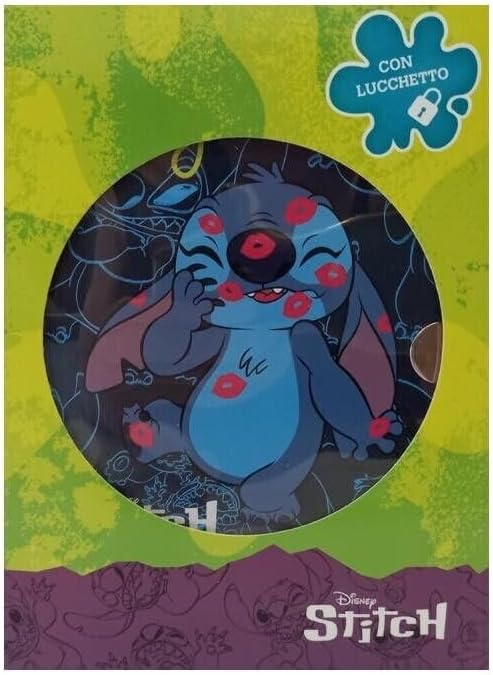 DIARIO SEGRETO CON LUCCHETTO DISNEY STITCH