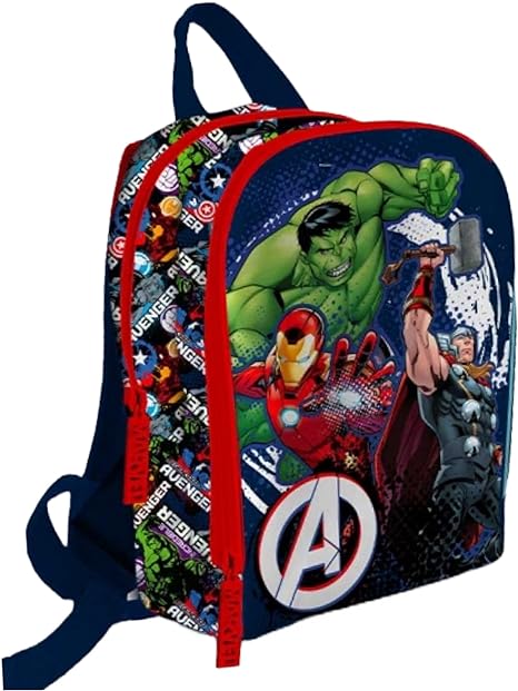 Marvel Avengers Backpack, Design Hulk Iron Man Thor School Backpack, Backpack for Boys