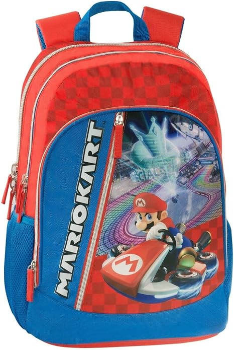 Franco Cosimo Panini Mariokart Organized School Backpack