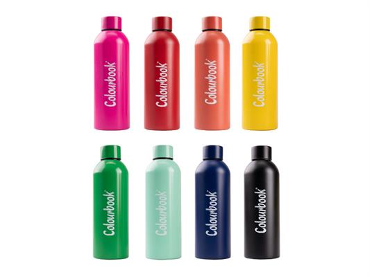 Colourbook steel water bottle 750ml -