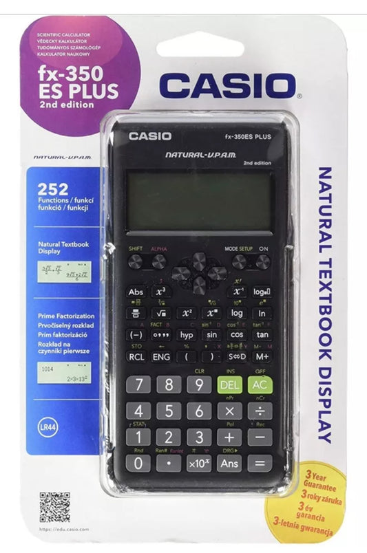 Casio FX-350ES PLUS-2 Calcolatrice scientifica