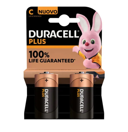 Pila duracell C mezza torcia