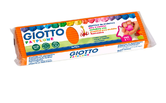 Plastilina Giotto pat plume da 350 grammi arancio