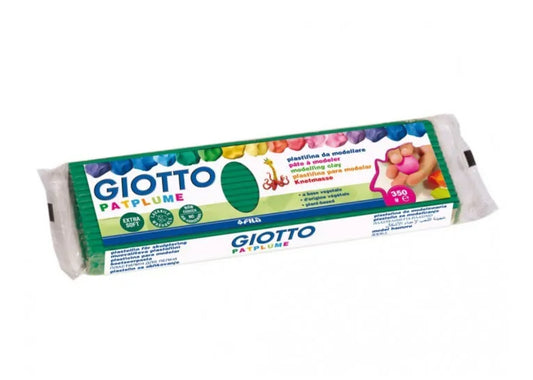 Plastilina Giotto pat plume da 350 grammi verde scuro