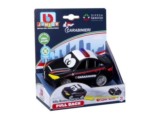 Bburago junior pull back alfa romeo giulia carabinieri