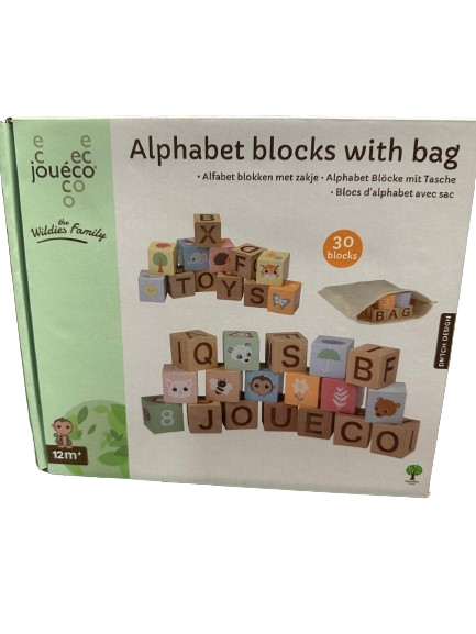 ALPHABET BLOCKS WITH BAG JOUÈCO