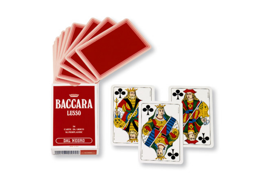 LUXURY BACCARA CARDS - RED DECK 