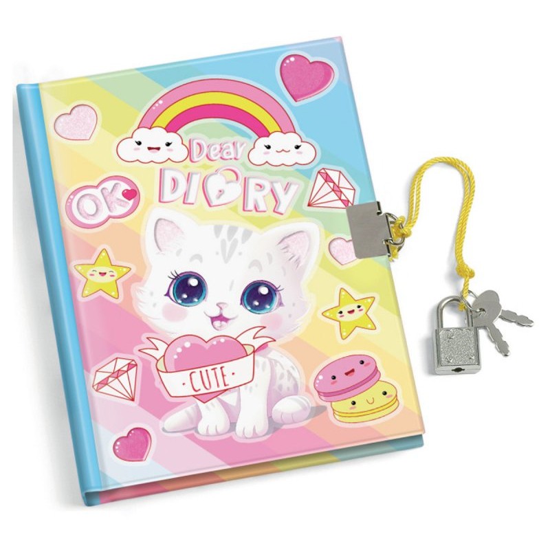 DIARIO SEGRETO CON LUCCHETTO DEAR DIARY