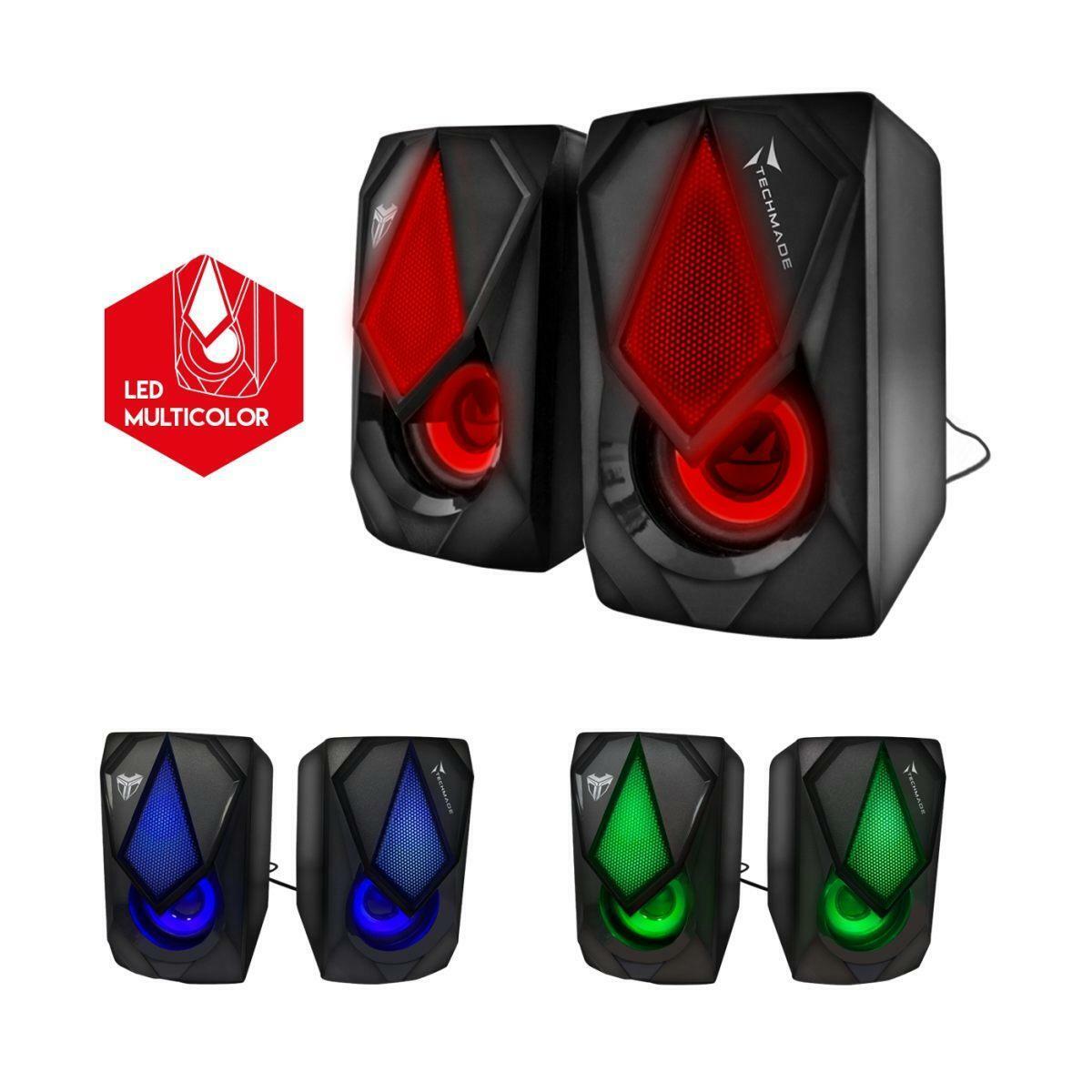 GAMING SPEAKER TECHMADE Led PC Speakers