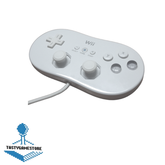 Classic Controller for Nintendo Wii Console White Pad Classic Pro