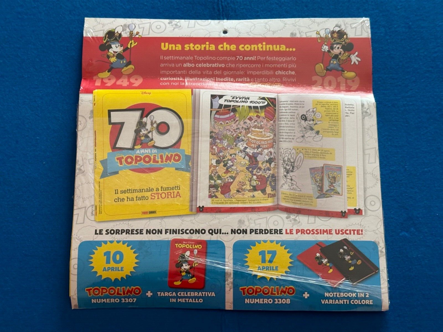 TOPOLINO N.3306 *EDIZIONE SPECIALE 70 ANNI INSIEME*