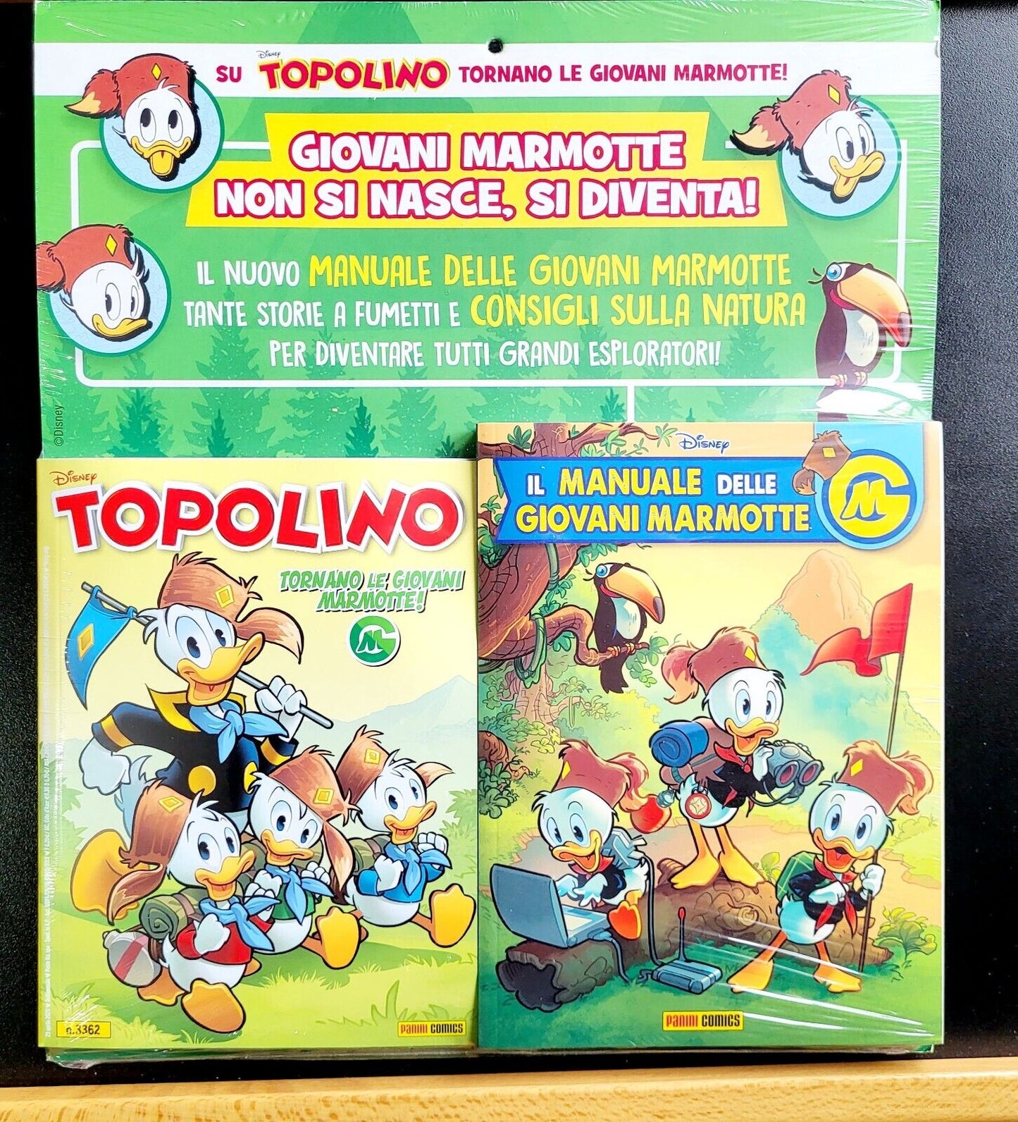 TOPOLINO 3362 MANUALE GIOVANI MARMOTTE BLISTERATO PANINI MAGAZZINO!