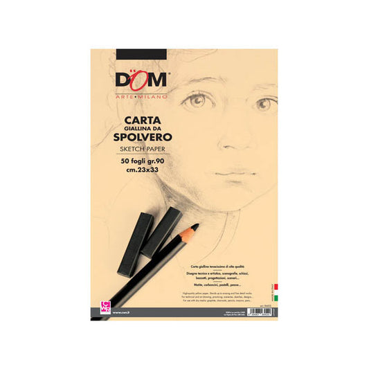 Dusting - Drawing Pad 90 g 50 SHEETS MEASURE 35X50