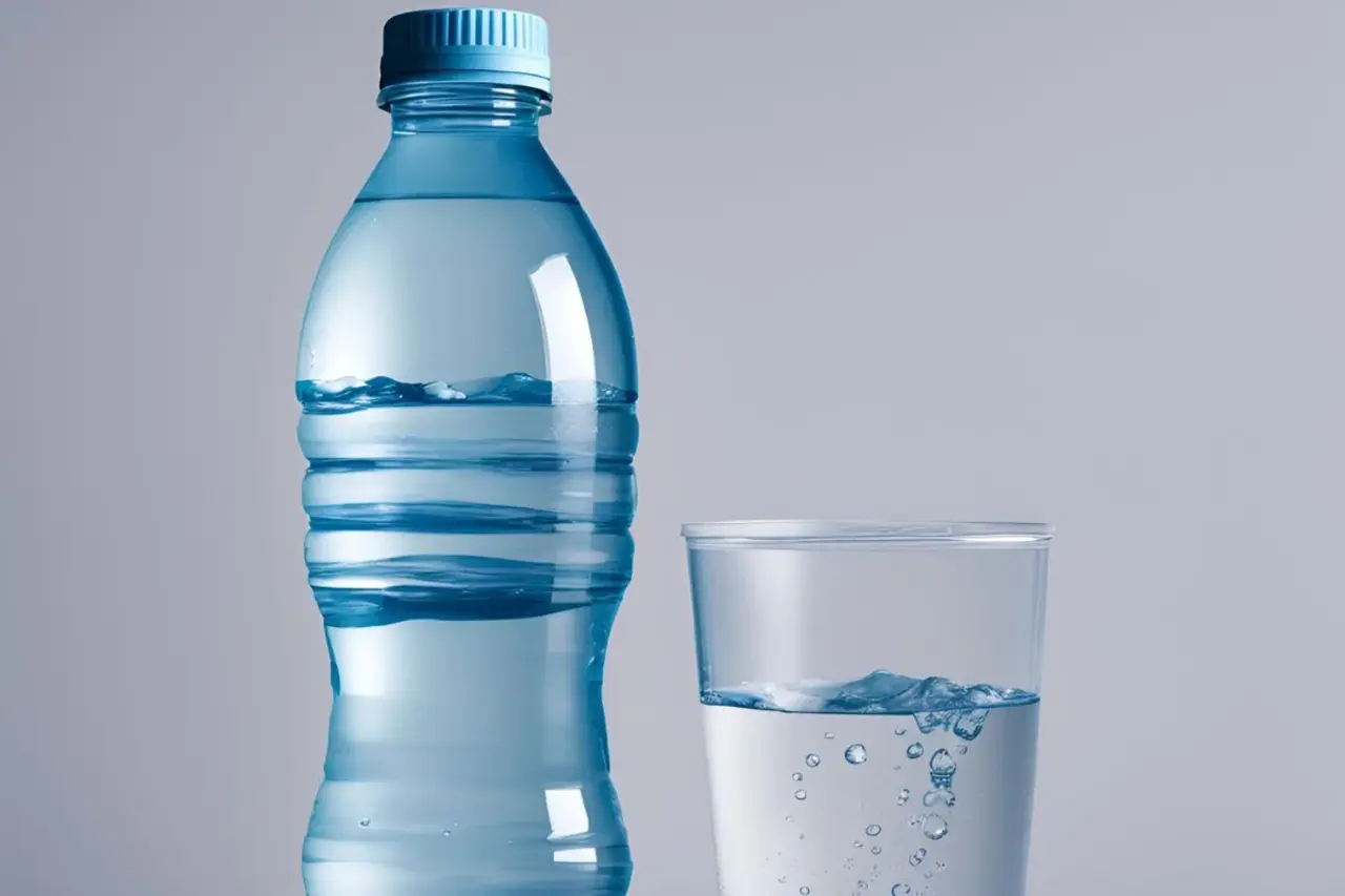 Acqua in bottiglia: ritirate 300mila confezioni dopo il rilevamento di superbatteri SS - Bottiglie d’acqua con simbolo di allerta